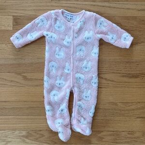 EUC/LN Warm Cozy Comfy Fleece Bunny Footie